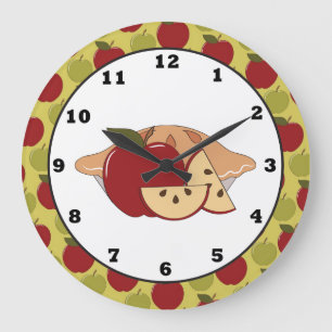 Apple Pie Sweet Leckerei Wall Uhr