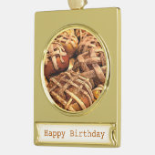 Apple Pie Tarts Banner-Ornament Gold (Links)