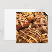 Apple Pie Tarts Flachkarte (Vorne/Hinten)