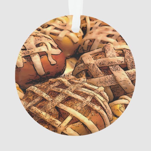 Apple Pie Tarts Ornament (Rückseite)