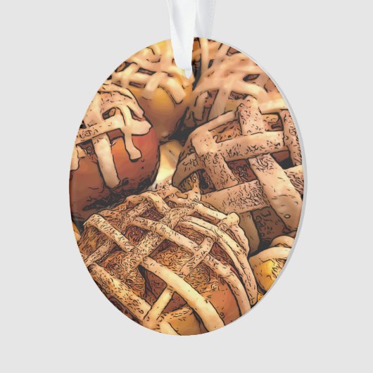 Apple Pie Tarts Ornament (Vorderseite)
