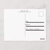 Apple Pie Tarts Postkarte (Rückseite)