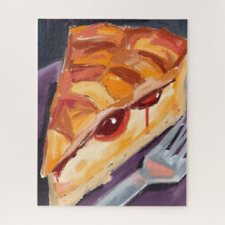 Apple Pie Thanksgiving Watercolor Puzzle