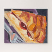 Apple Pie Thanksgiving Watercolor Puzzle (Horizontal)