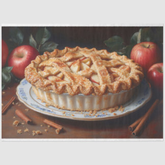 Apple Pie Vintag Inspirierte Malerei Decoupage Seidenpapier