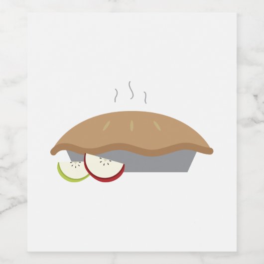 Apple Pie Weinetikett (Einzelnes Label)