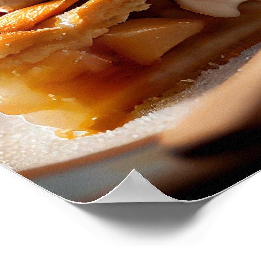 Apple Pie - Yummy Kitchen Wall Art Poster (Ecke)