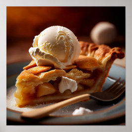 Apple Pie - Yummy Kitchen Wall Art Poster