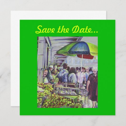 Apple Pies erfordert Äpfel, Misloc Save The Date (Vorne/Hinten)