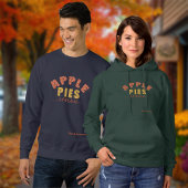 Apple Pies Season Vibes Personalize Name Sweatshirt