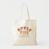 Apple Pies Season Vibes Personalize Name Tragetasche (Vorne)