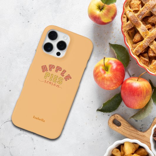 Apple Pies Vibes Personalize Name Phone Case iPhone Hülle