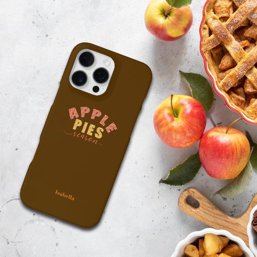 Apple Pies Vibes Personalize Name Phone Case iPhone Hülle