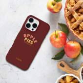 Apple Pies Vibes Personalize Name Phone Case iPhone Hülle