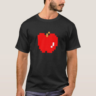 Apple Pixel 8 bit Arcade Video Game Matching Costu T-Shirt
