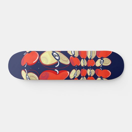 Apple Pop Skateboard Deck (Horizontal)