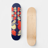 Apple Pop Skateboard Deck (Vorderseite)