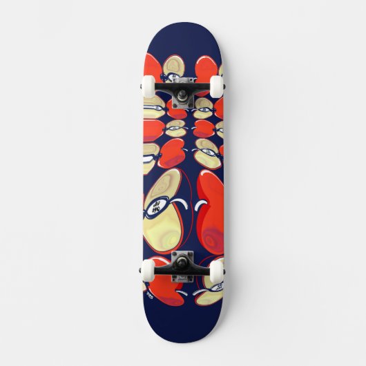 Apple Pop Skateboard Deck (Vorderseite)