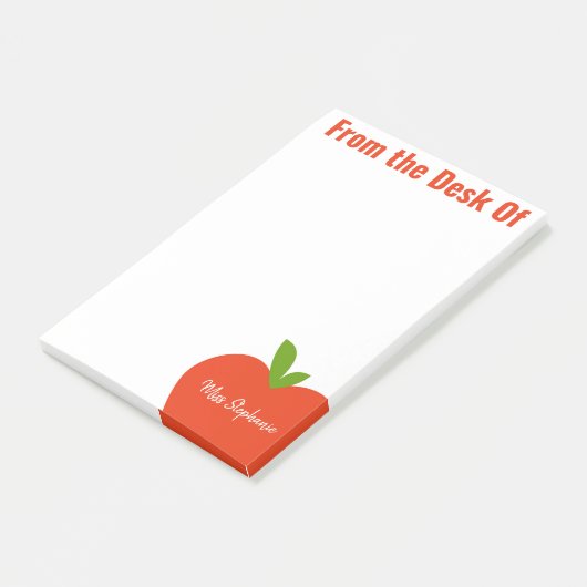 Apple Post IT Notizen für Lehrer (angewinkelt)