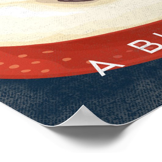 Apple Poster Vintag Fruchtklebeplakat (Ecke)