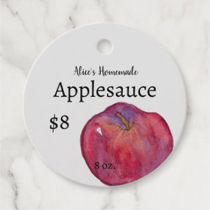 Apple Price Tag hausgemachte Kondition Geschenkanhänger