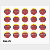 Apple Princess Gastgeschenk Sticker für Red Glitze (Blatt)