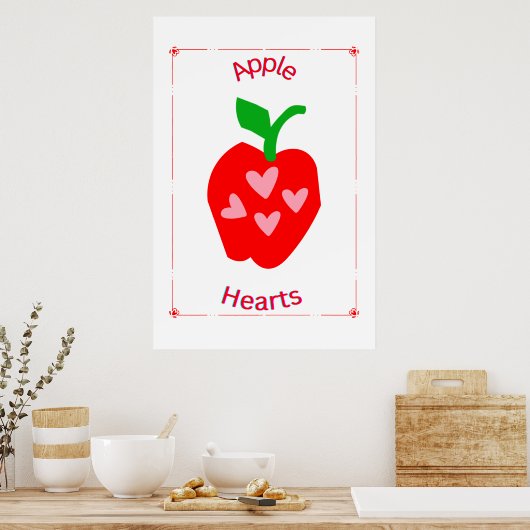 Apple Print Poster (Küche)