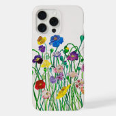 Apple pro max wilde Poppies iPhone Hülle (Rückseite)