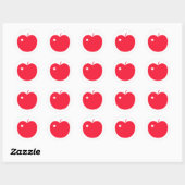 Apple Produkte & Designs! Runder Aufkleber (Blatt)