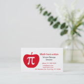 Apple-PU Visitenkarte (Stehend Vorderseite)