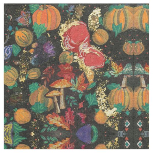 Apple & Pumpkin Spice Fall Stoff (Nahaufnahme)