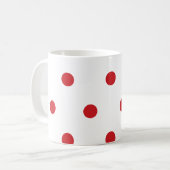 Apple-Punkte Kaffeetasse (Vorderseite Links)