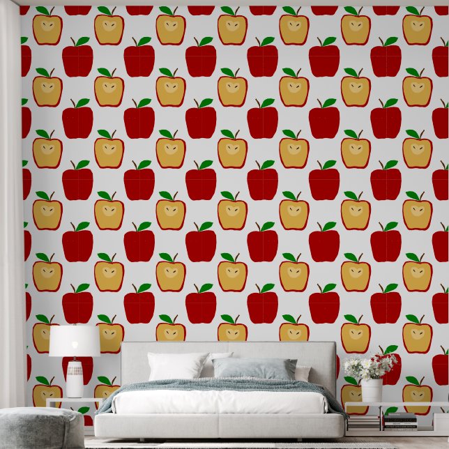 Apple-Punkte Tapete (Schlafzimmer)