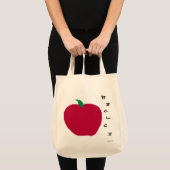 Apple recyceln Lebensmittelgeschäft-Tasche Tragetasche (Vorderseite (Produkt))