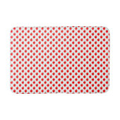 Apple Red Fruit Pattern Badematte (Vorderseite)