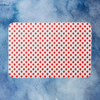 Apple Red Fruit Pattern Badematte