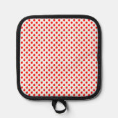 Apple Red Fruit Pattern Topflappen (Vorderseite)
