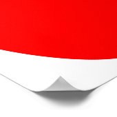 Apple Red Fruit Poster (Ecke)