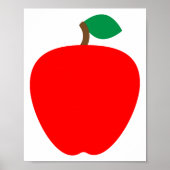 Apple Red Fruit Poster (Vorne)