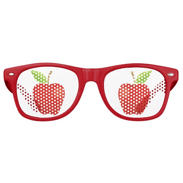 Apple Red Partybrille (Vorderseite)