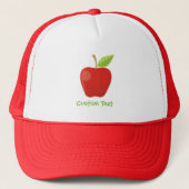 Apple Red Truckerkappe (Vorderseite)