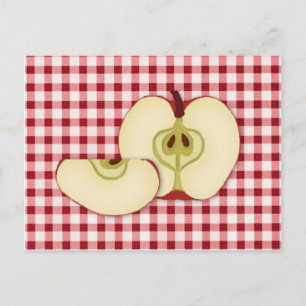 Apple-Rezept-Karte Postkarte