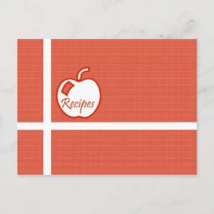 Apple Rezept Postkarte