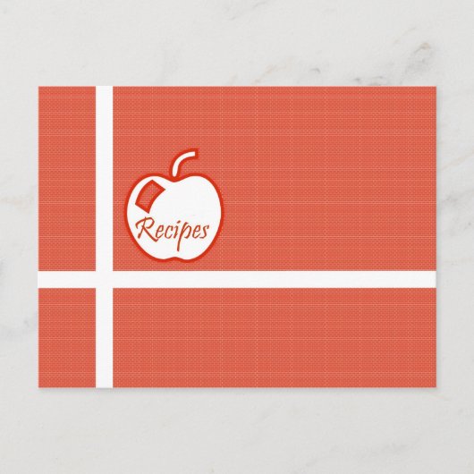 Apple Rezept Postkarte (Vorderseite)
