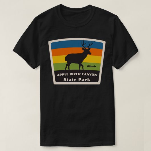 Apple River Canyon Staat Park Illinois Roaming Dee T-Shirt (Design vorne)
