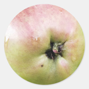 APPLE RUNDER AUFKLEBER
