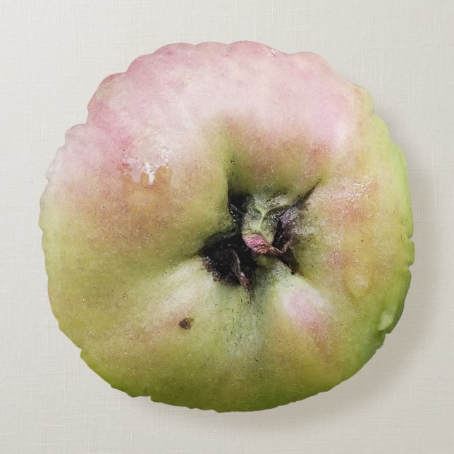 APPLE RUNDES KISSEN (Vorderseite)