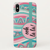 Apple/ Samsung Ooh la la! Monogramm Bold Case-Mate iPhone Hülle (Rückseite)