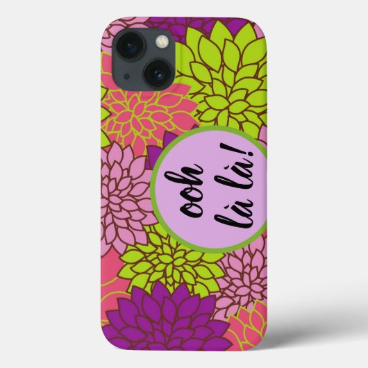 Apple/ Samsung Ooh la la! Monogramm Bold Floral Case-Mate iPhone Hülle (Rückseite)