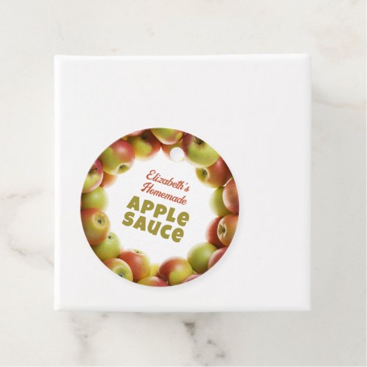 Apple Sauce Geschenkanhänger (Beispiel)